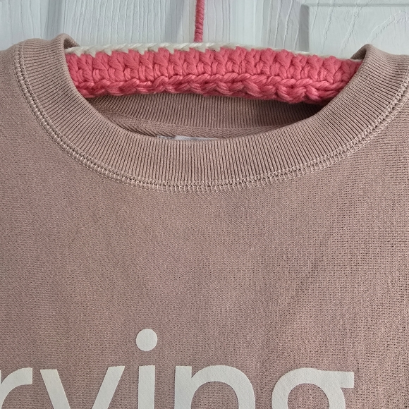Heavyweight Crewneck Sweater with cotton fleece lining - Picture 5 of 9